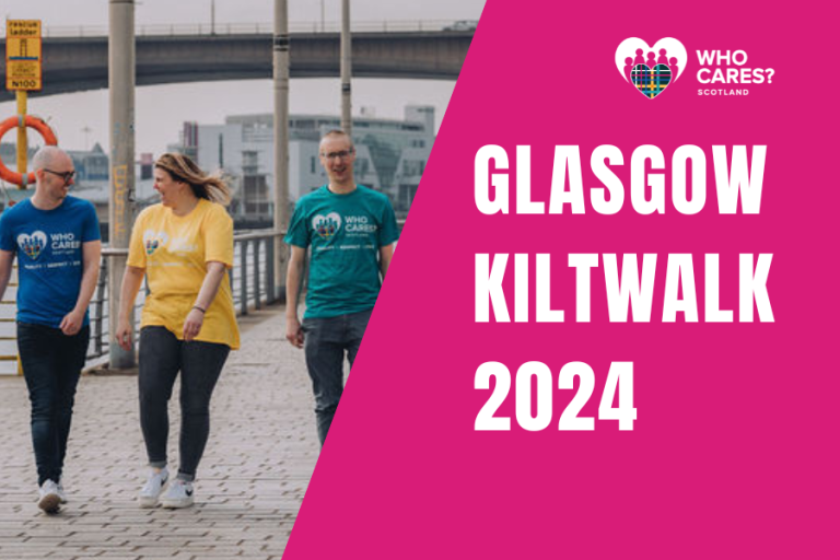 Glasgow Kiltwalk 2024 Who Cares? Scotland